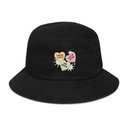 Candy Hearts - Valentine's Day Denim Bucket Hat