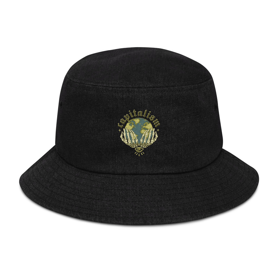 Capitalism - Earth Denim Bucket Hat