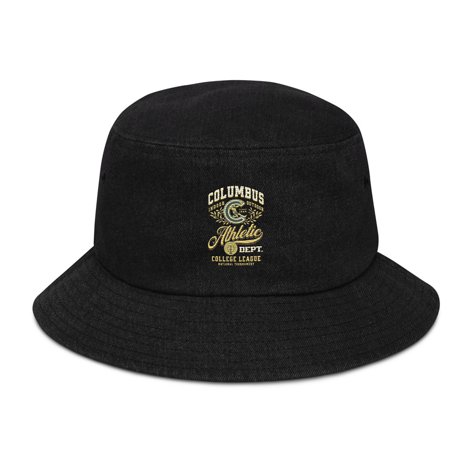 Columbus Athletic Denim Bucket Hat