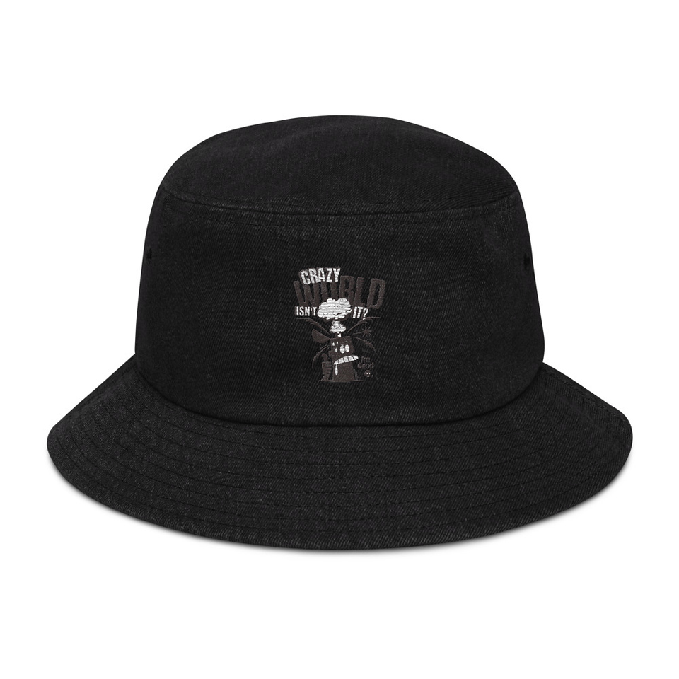 Crazy World Denim Bucket Hat