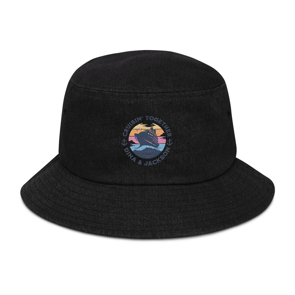 Cruisin' Together - Cruise Ship Denim Bucket Hat