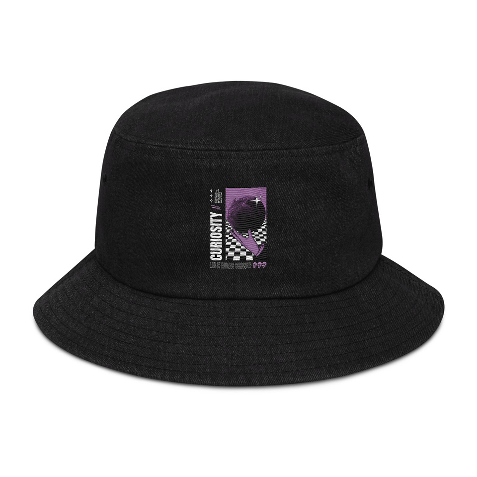 Curiosity Streetwear Denim Bucket Hat