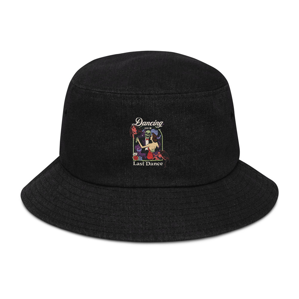 Dancing Our Last Dance - Halloween Denim Bucket Hat