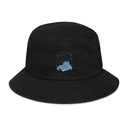 Delulu is the Solulu! - Typographic Cartoon Streetwear Denim Bucket Hat