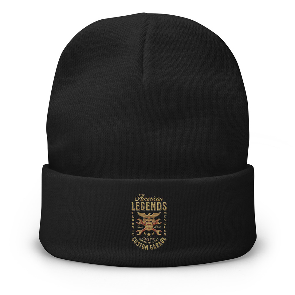 American Legends Garage - Eagle Knit Beanie