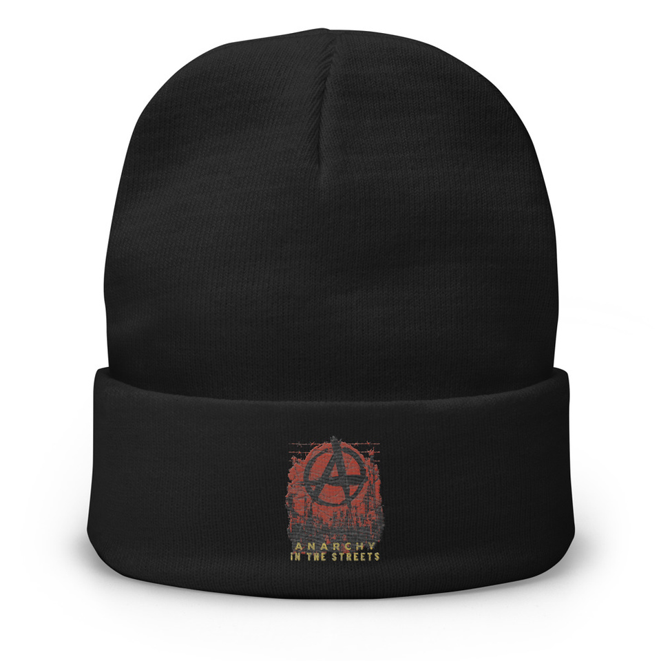 Anarchy In The Street Knit Beanie