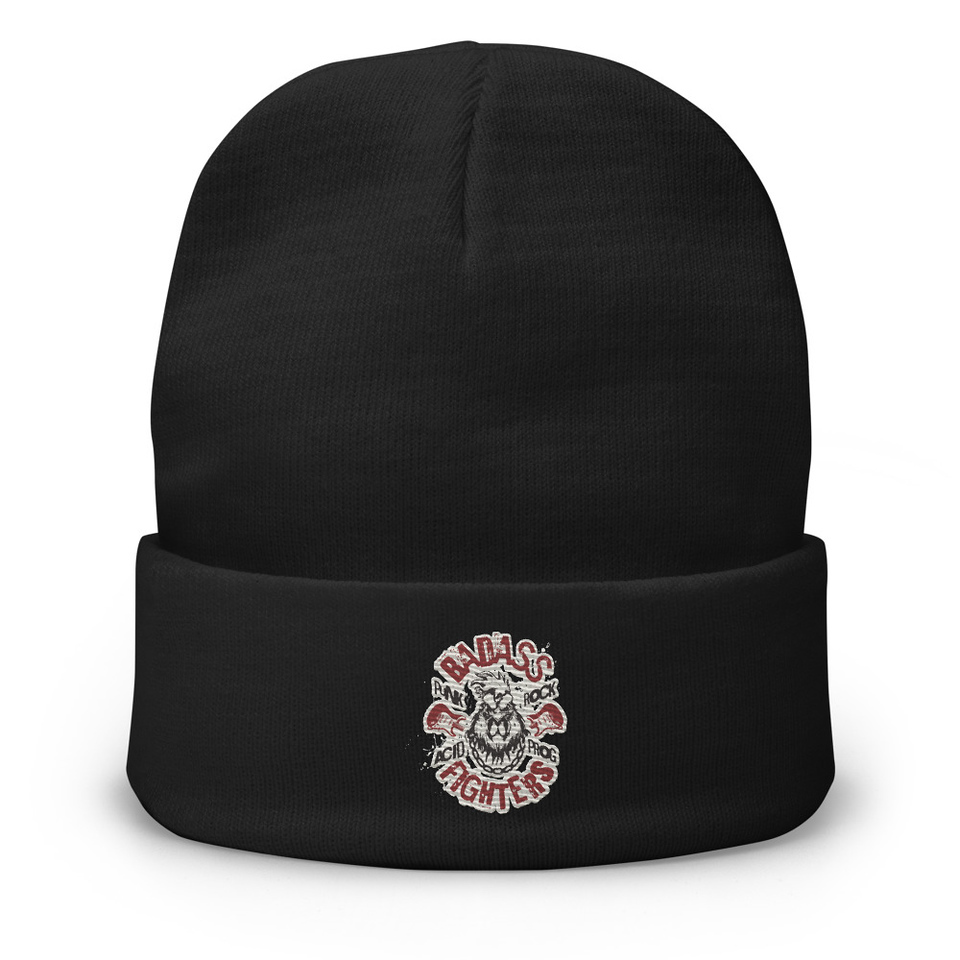 Badass Fighters Knit Beanie