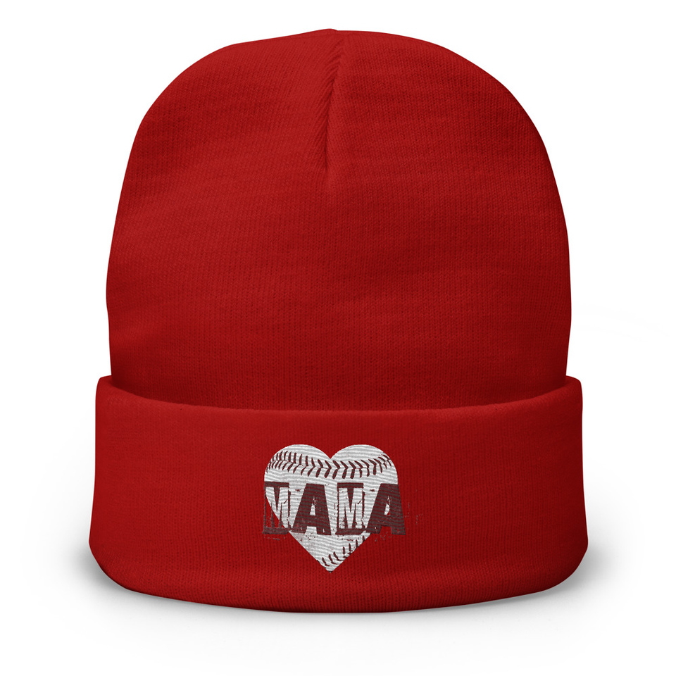 Baseball MAMA Knit Beanie