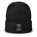 Beware of Frankenstein - Scary Halloween Knit Beanie