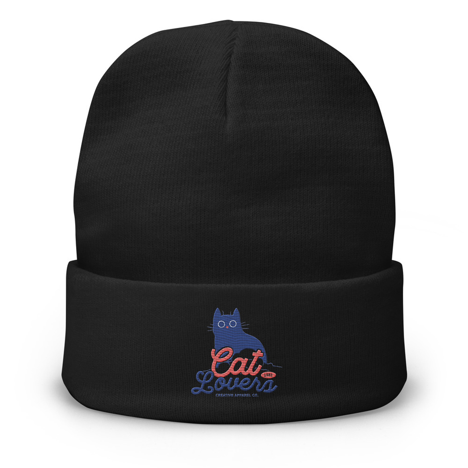 Cats Lovers Knit Beanie