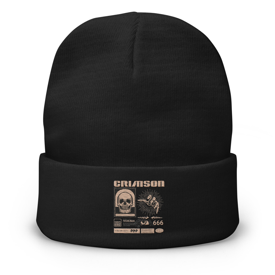 Crimson Knit Beanie