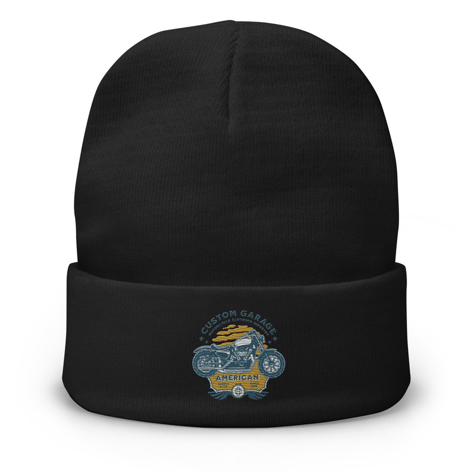 Custom Garage - Motorcycle Knit Beanie