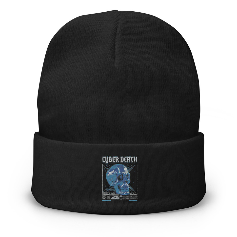 Cyber Death - Skull Knit Beanie
