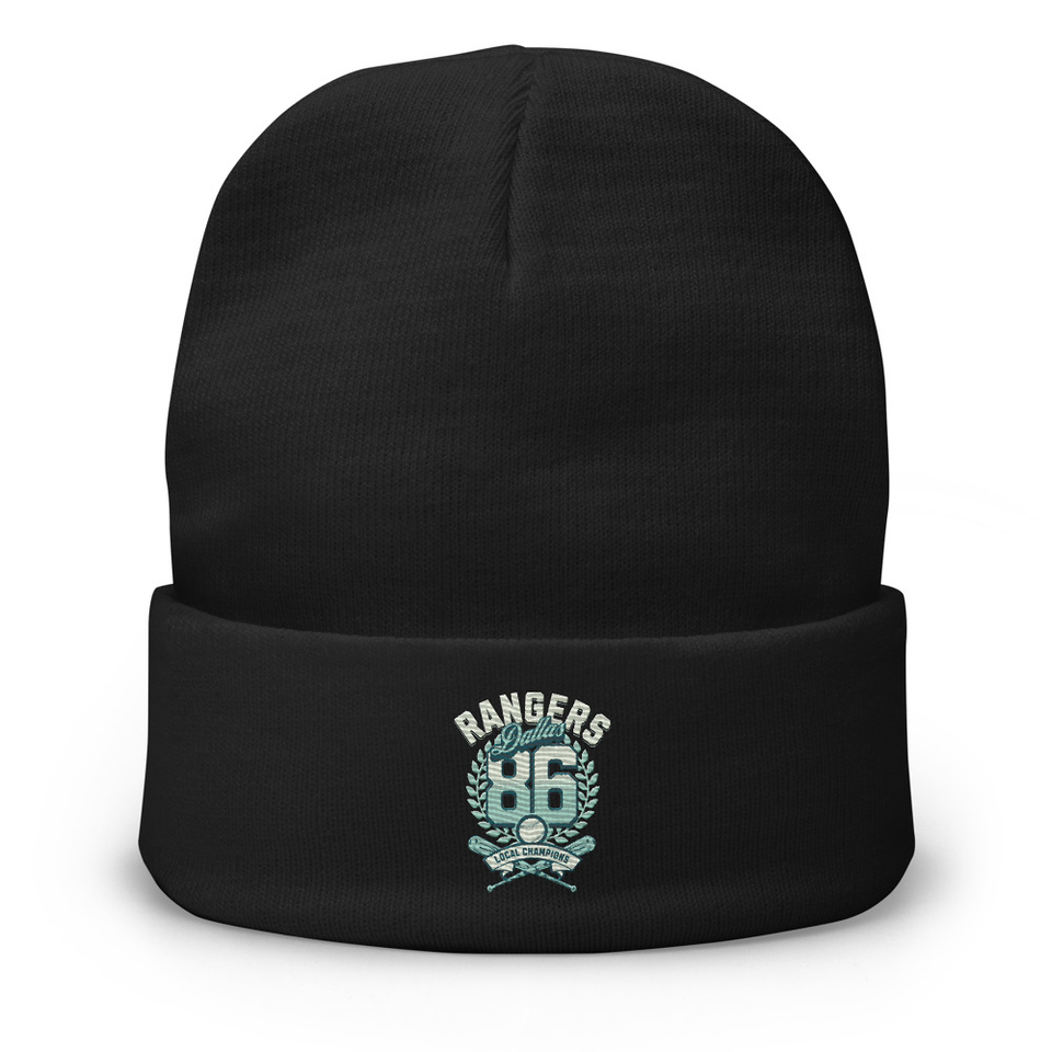 Dallas Rangers - Old School Sports Knit Beanie