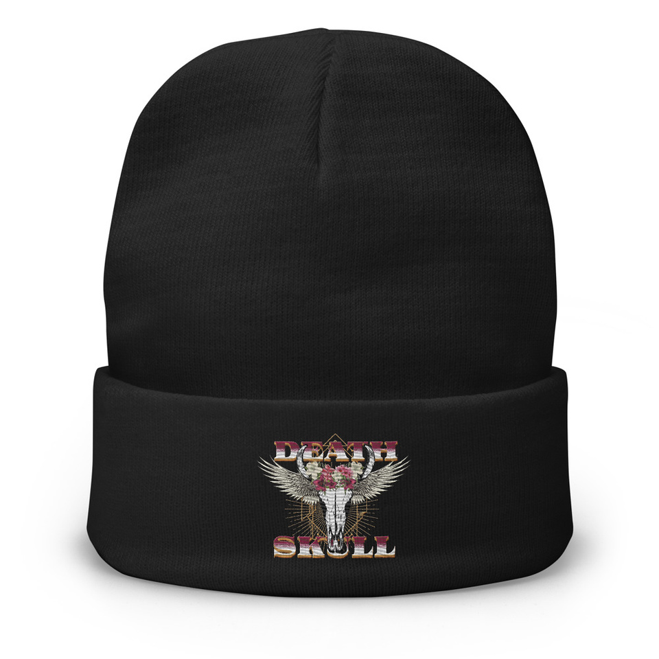 Deah Skull Knit Beanie