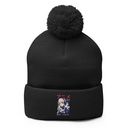 Anime Girl Pom-Pom Knit Cap