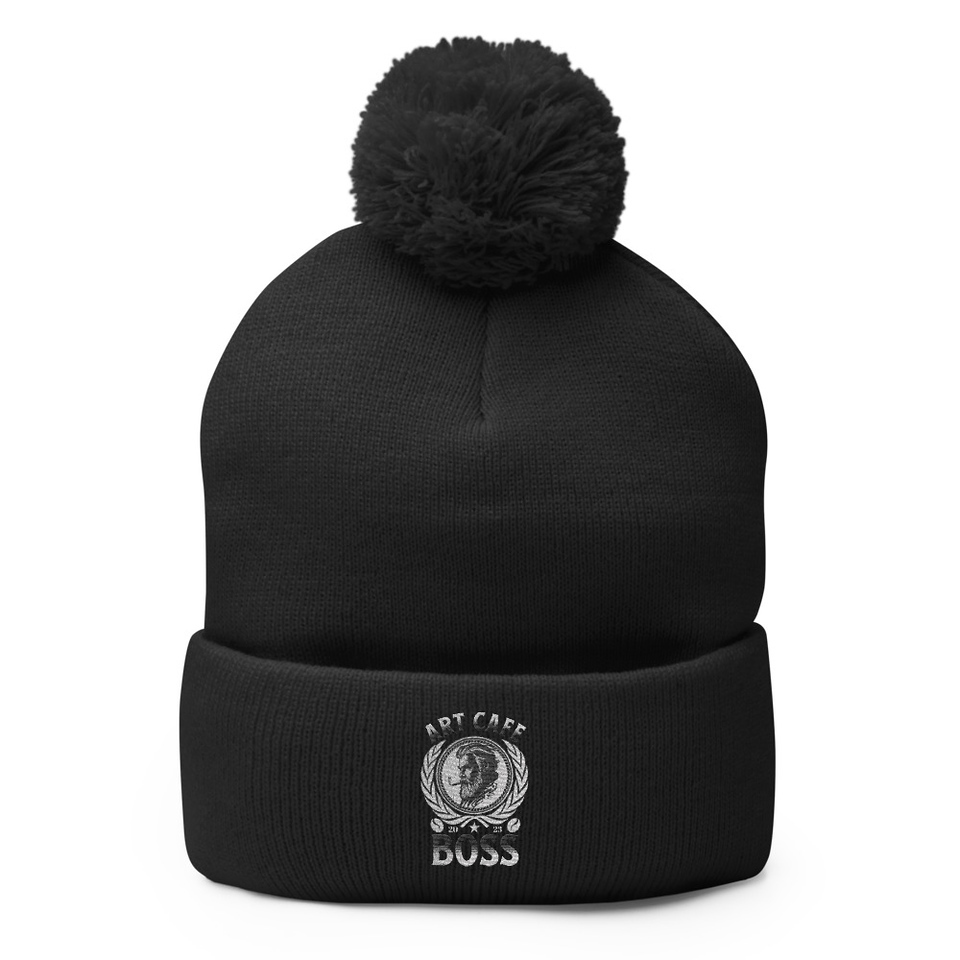 ART CAFE - BOSS Pom-Pom Knit Cap
