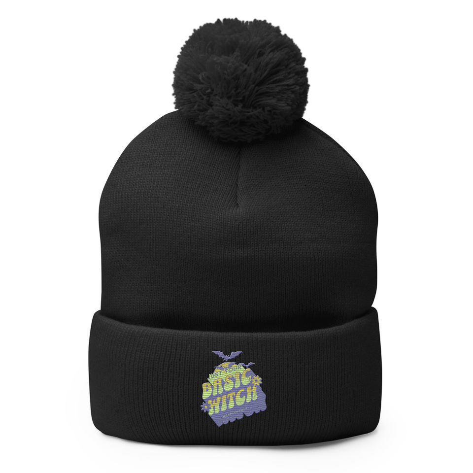 Basic Witch - Halloween Pom-Pom Knit Cap