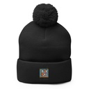 Bastet can Open Doors Pom-Pom Knit Cap