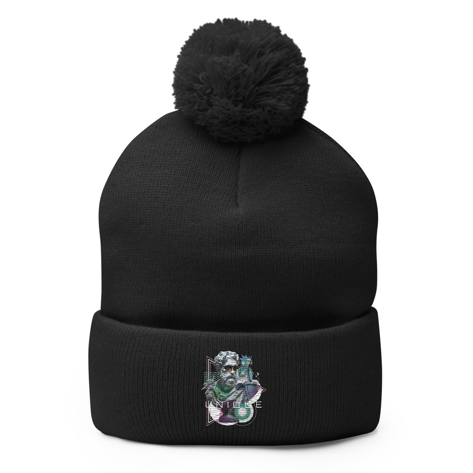 Be Someone Unique Pom-Pom Knit Cap