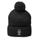 Believe  - Faith Symbol Pom-Pom Knit Cap