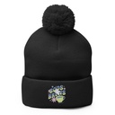 Boos + Brews - Halloween Pom-Pom Knit Cap
