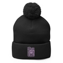 Brain Food - Y2K Skull Streetwear Pom-Pom Knit Cap