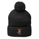 Coffee Break Cartoon Retro 90s  Pom-Pom Knit Cap