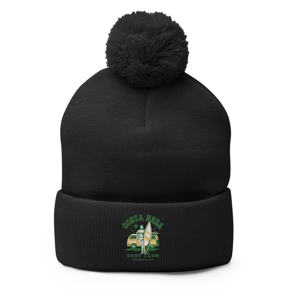 Costa Mesa Surf Club - Campervan Pom-Pom Knit Cap