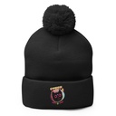 Cyber Cat - Neon Color Pom-Pom Knit Cap