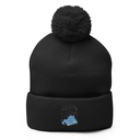 Delulu is the Solulu! - Typographic Cartoon Streetwear Pom-Pom Knit Cap
