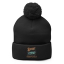 desert Pom-Pom Knit Cap