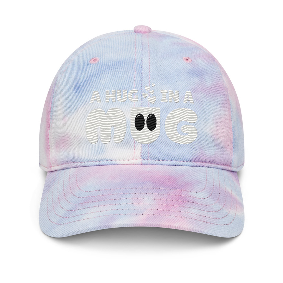 A Hug in a Mug - Funny Cartoon Tie-Dye Hat