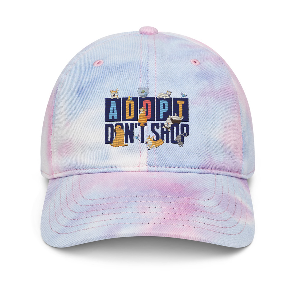 Adopt a Pet - Cute Animal Tie-Dye Hat
