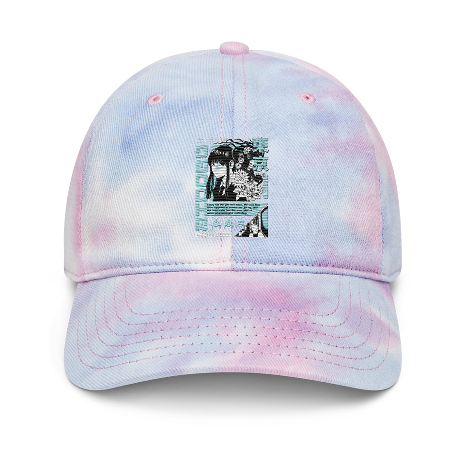Aidoru - Japanese Anime Girl Tie-Dye Hat