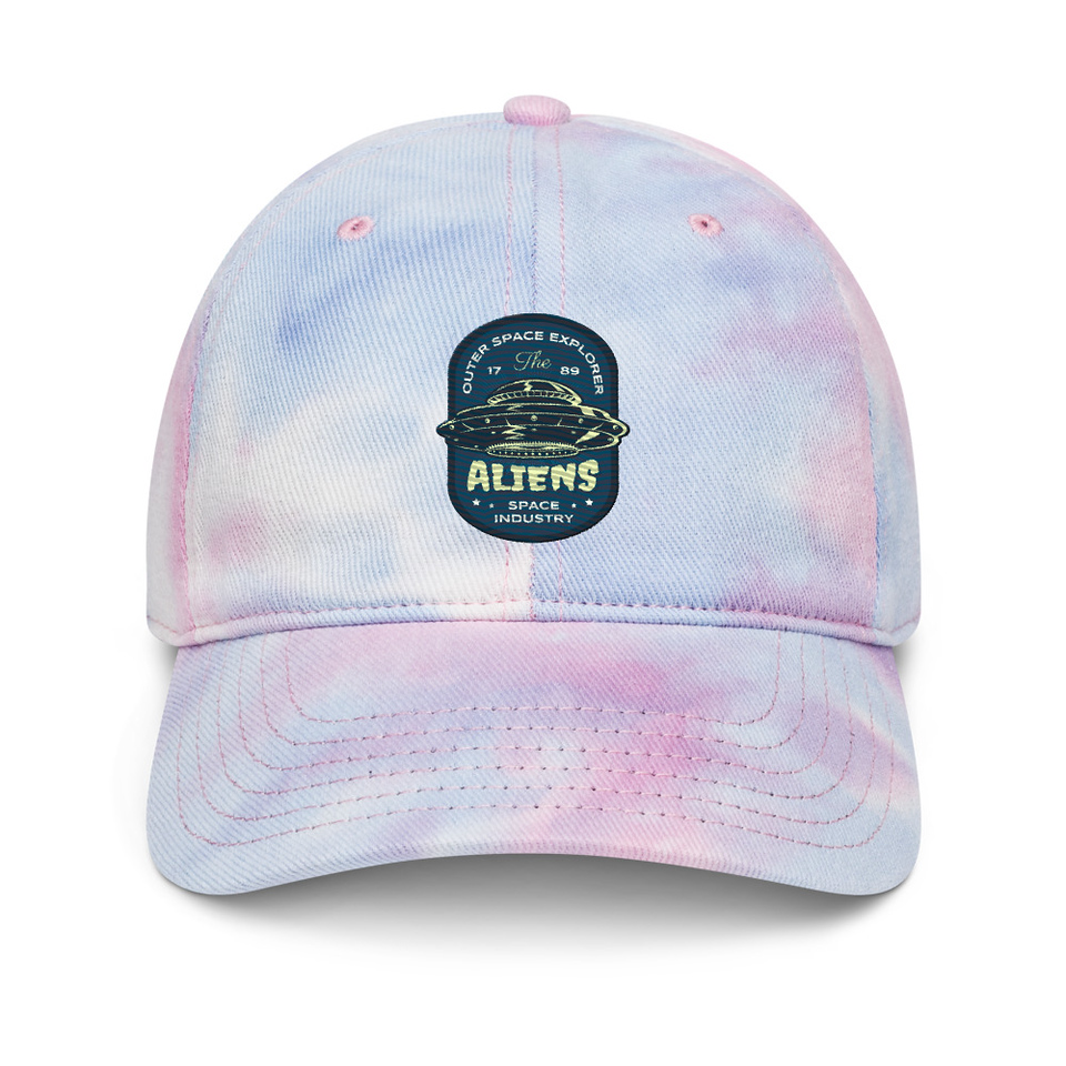 Aliens Outer Space Explorer - UFO Tie-Dye Hat