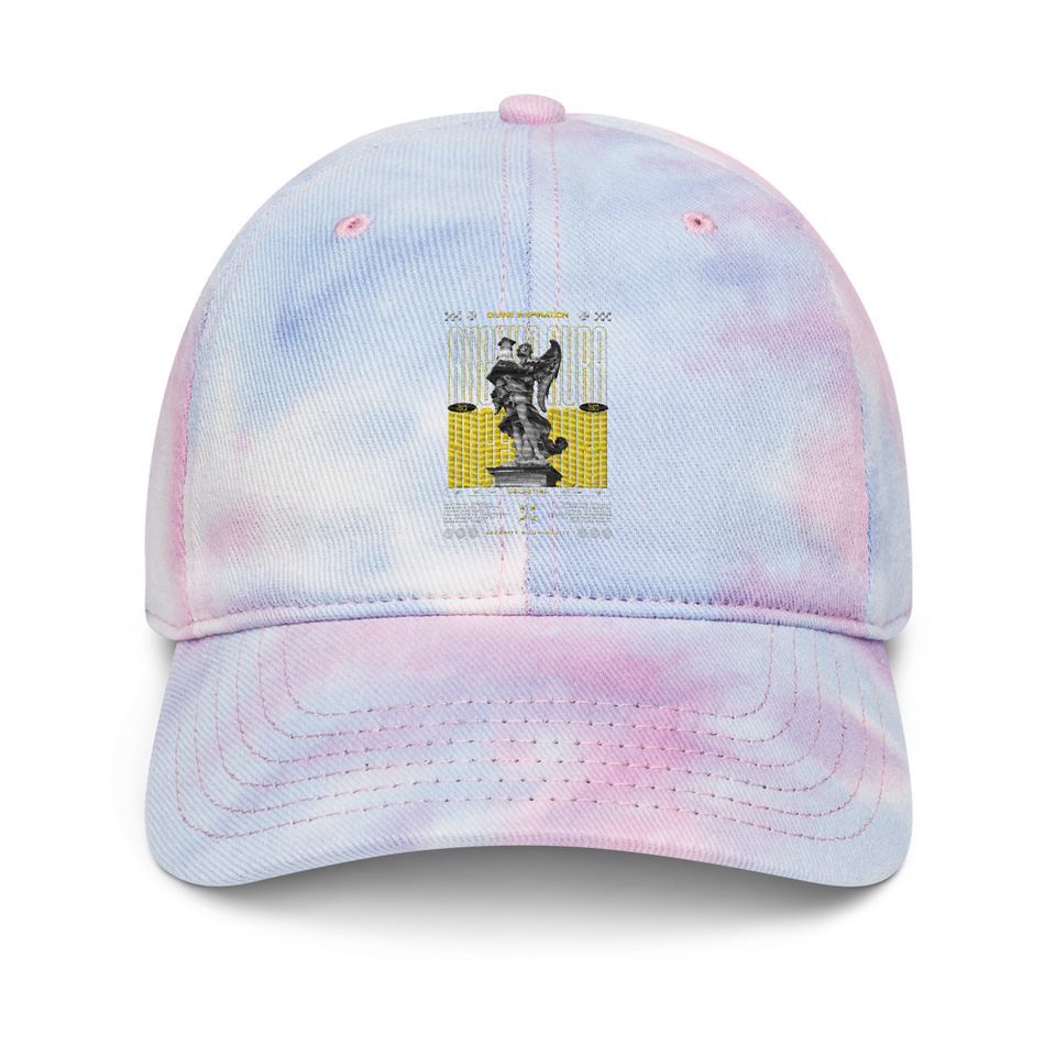 Angelic Aura Streetwear Tie-Dye Hat