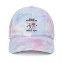 Anywhere With You - Typographic Cartoon Streetwear Tie-Dye Hat
