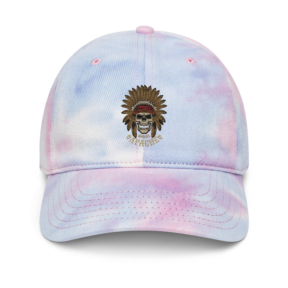 Apache Warriors - Indian Skull Tie-Dye Hat