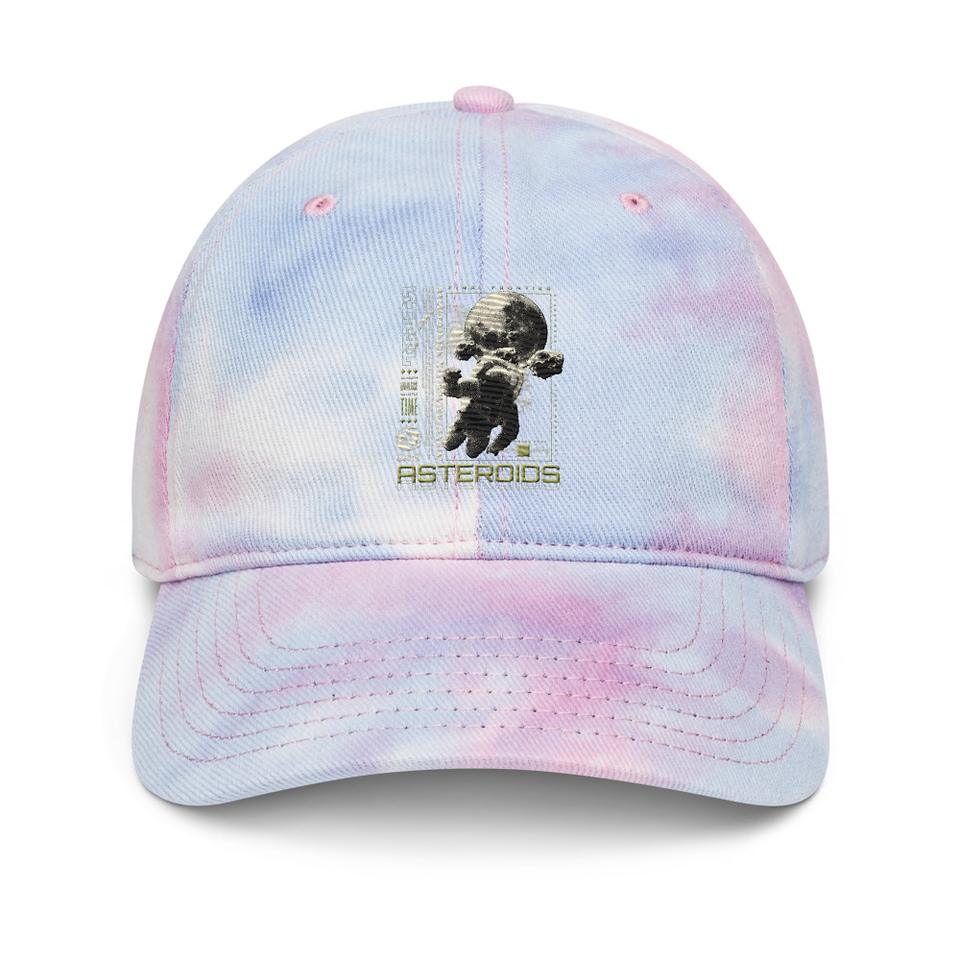 Asteroids Tie-Dye Hat