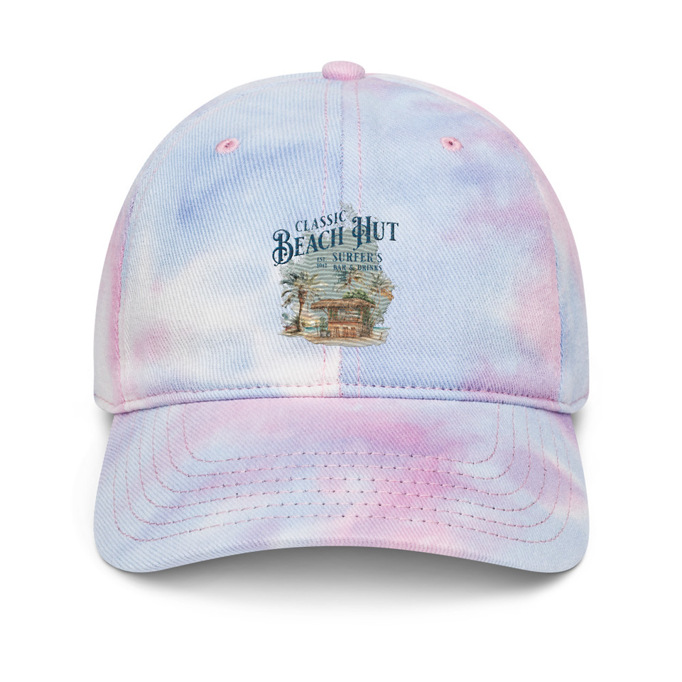 Beach Hut Tie-Dye Hat