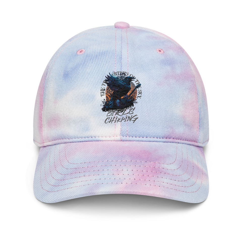 Birds Chirping Tie-Dye Hat