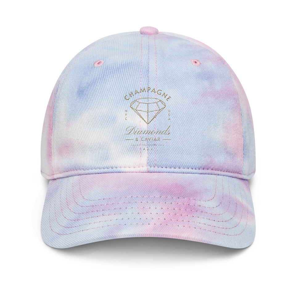 Black Diamonds - Elegant Tie-Dye Hat