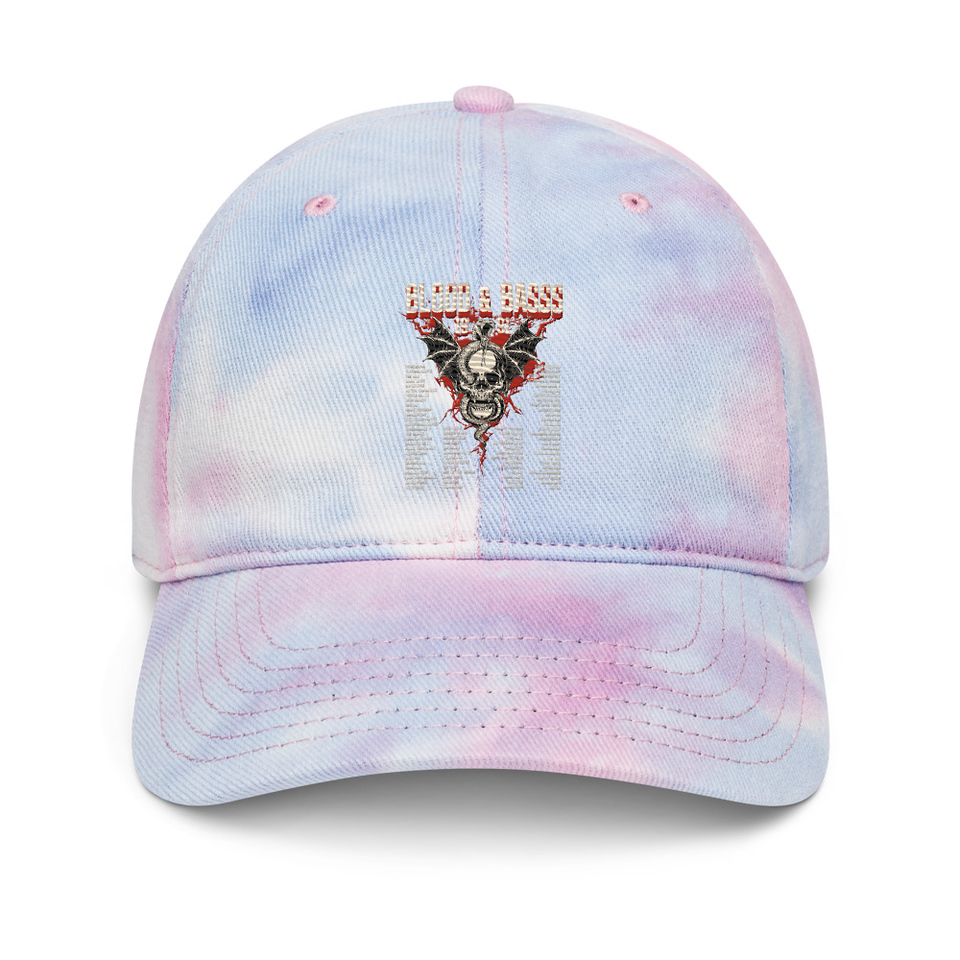 Blood & Basss - Snake and Skull Tie-Dye Hat