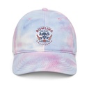 Bowling Derby Champs - Grunge Skull Tie-Dye Hat