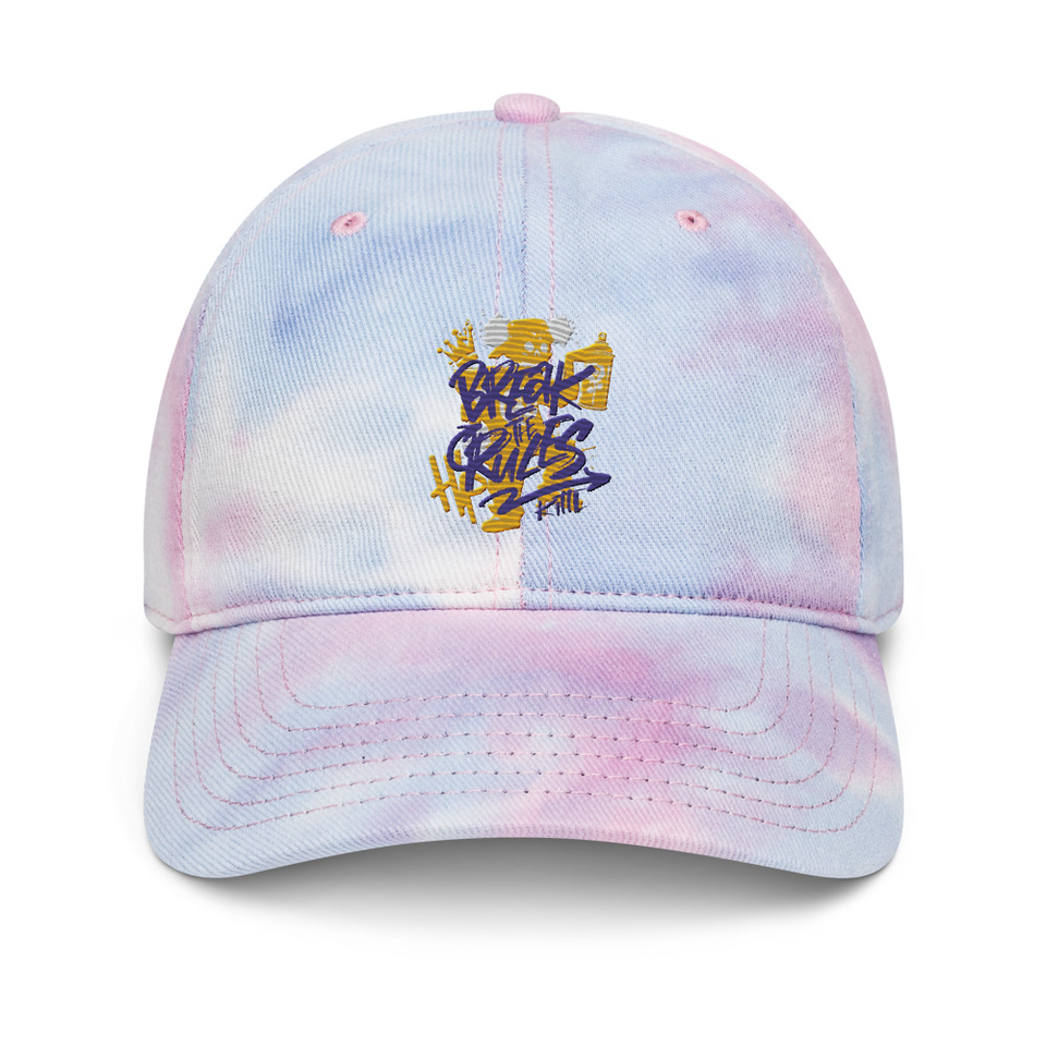 Break the Rules Graffiti - Spray Paint Tie-Dye Hat