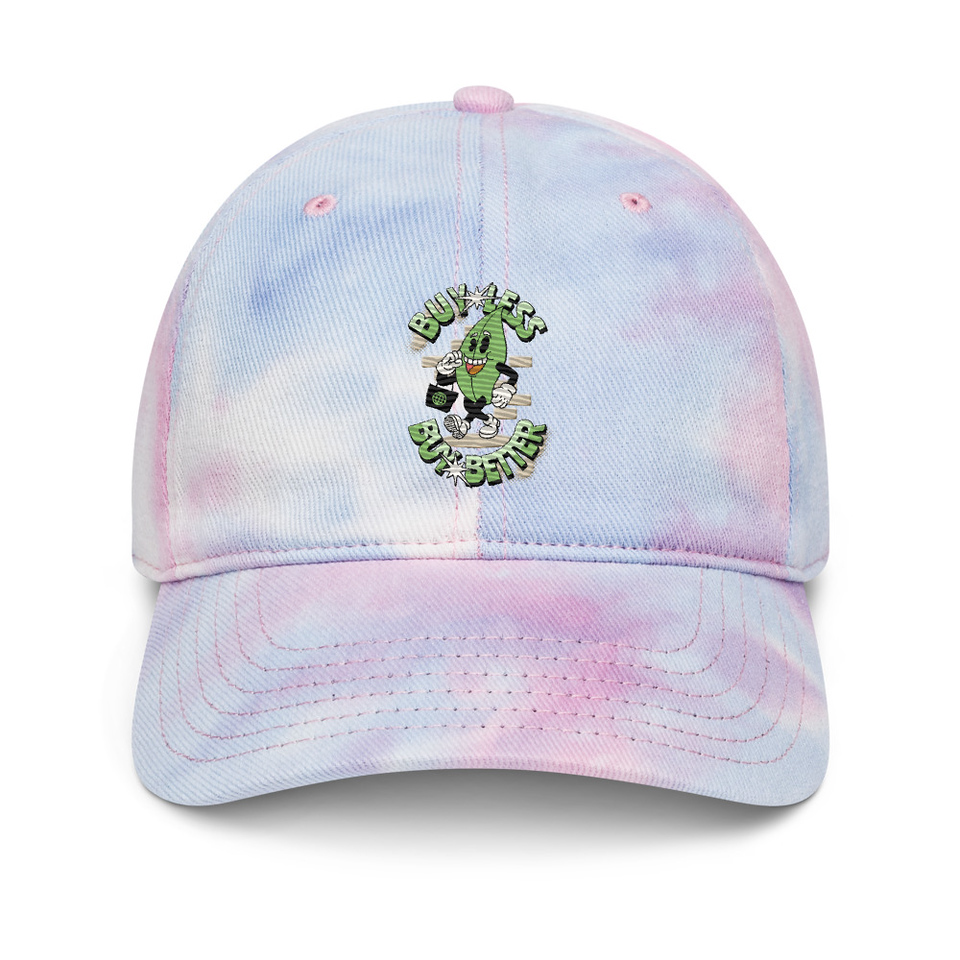 Buy Less- Buy Better Tie-Dye Hat