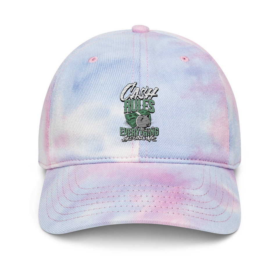 Cash Rules Tie-Dye Hat