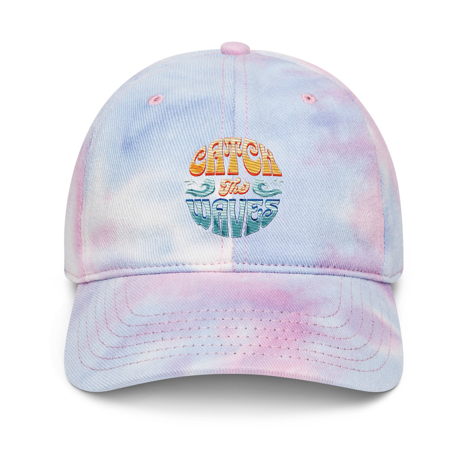 Catch the Waves - Beach Vibe Tie-Dye Hat