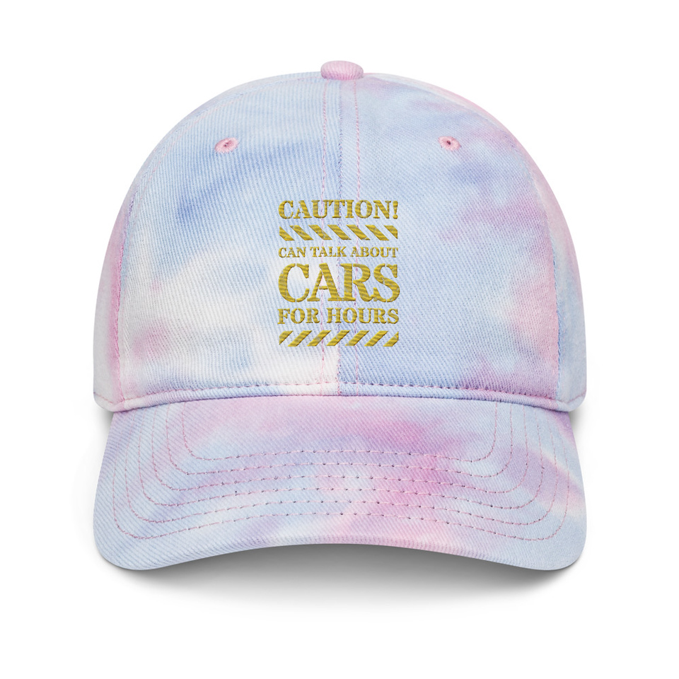 Caution Signs - Yellow Traffic Sign Tie-Dye Hat